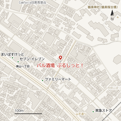 バル酒場 ぶるしっと！の地図