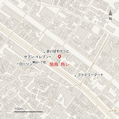 焼鳥 角レの地図