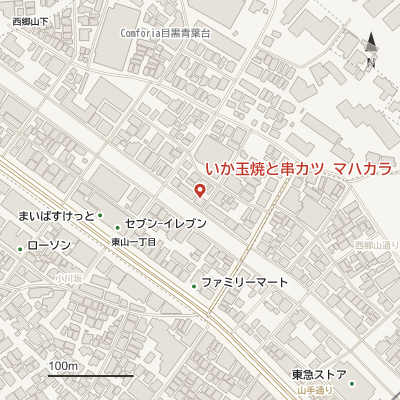 いか玉焼と串カツ マハカラの地図