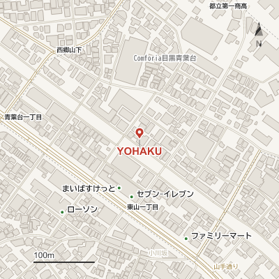 YOHAKUの地図