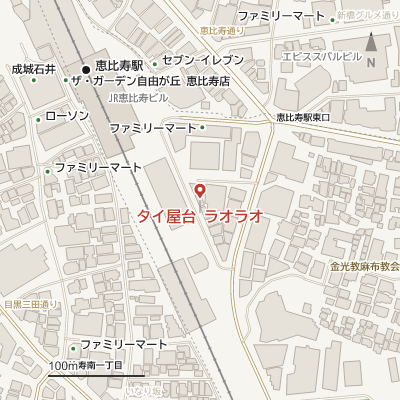タイ屋台 ラオラオの地図