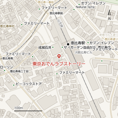 東京おでんラブストーリーの地図