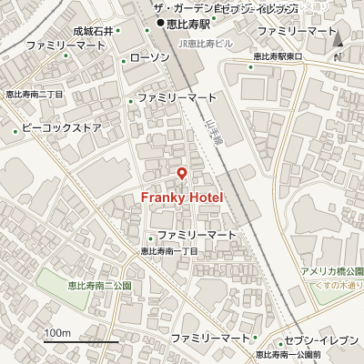 Franky Hotelの地図