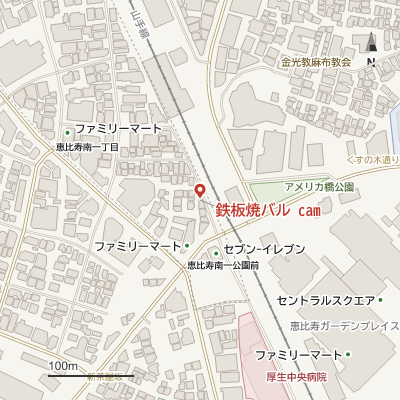 鉄板焼バル camの地図