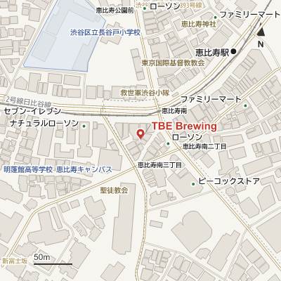 TBE Brewingの地図