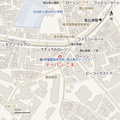 テッパン ニキの地図
