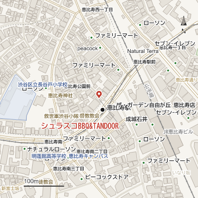 シュラスコBBQ&TANDOORの地図