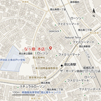 なゝ樹 本店の地図
