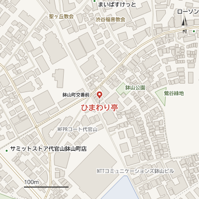 ひまわり亭の地図