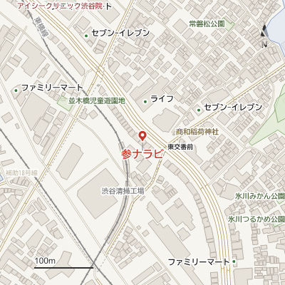 参ナラビの地図