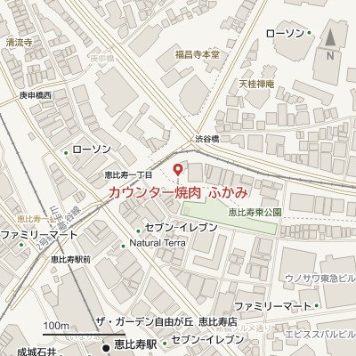 カウンター焼肉 ふかみの地図
