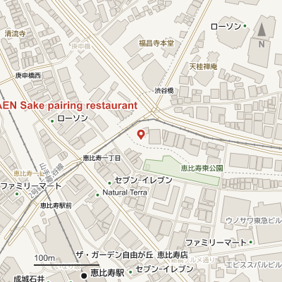 MAEN Sake pairing restaurantの地図