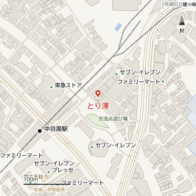 とり澤の地図