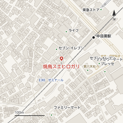 焼鳥スエヒロガリの地図