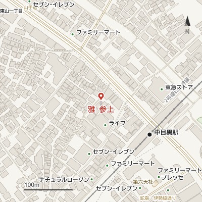 雅 参上の地図