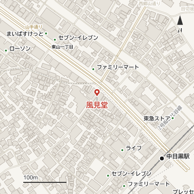 風見堂の地図
