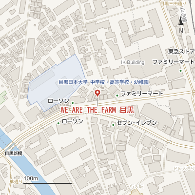 WE ARE THE FARM 目黒の地図