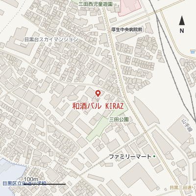 和酒バル KIRAZの地図