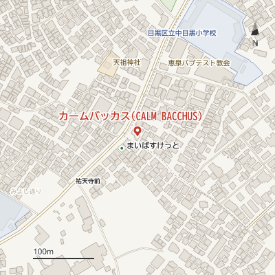 カームバッカス(CALM BACCHUS)の地図