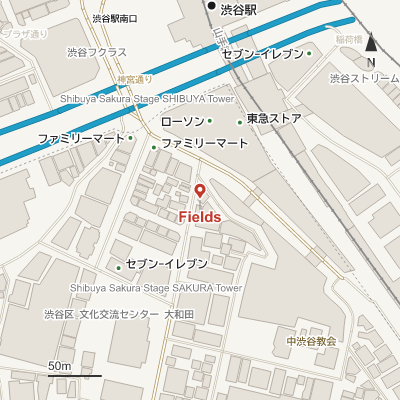Fieldsの地図