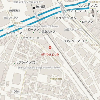 shibu pubの地図