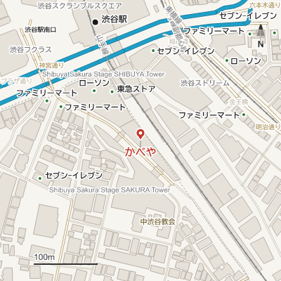 かべやの地図