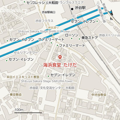 海浜食堂 たけだの地図