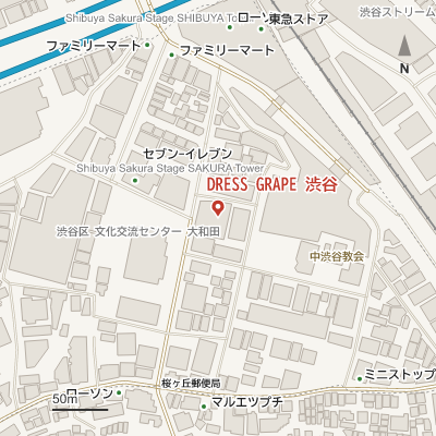 DRESS GRAPE 渋谷の地図