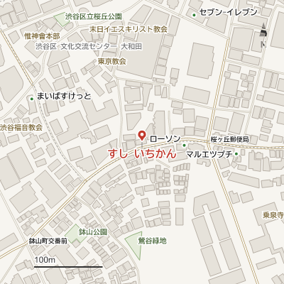 すし いちかんの地図