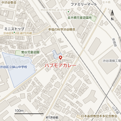 ハブモアカレーの地図