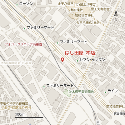 はし田屋 本店の地図