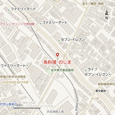 魚料理 のじまの地図