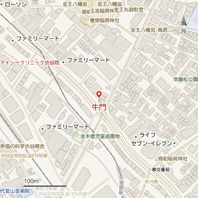 牛門の地図