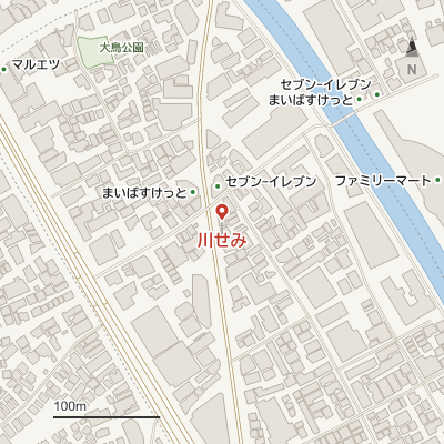 川せみの地図